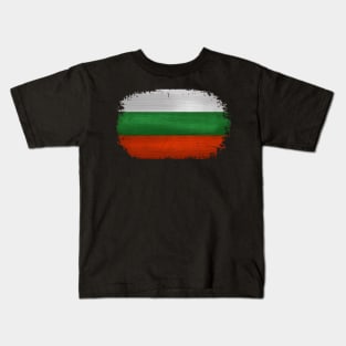 Bulgaria Flag Kids T-Shirt